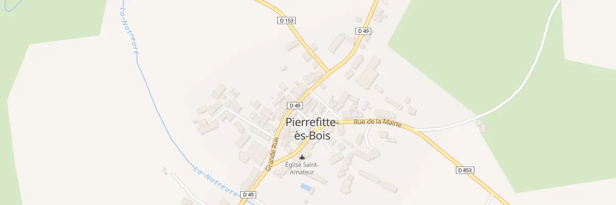 Plan du 1 Rue du Puits à Pierrefitte-ès-Bois