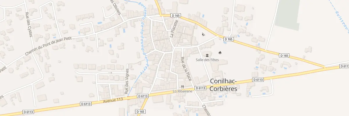 Plan du 7 Rue du Quatre à Conilhac-Corbières