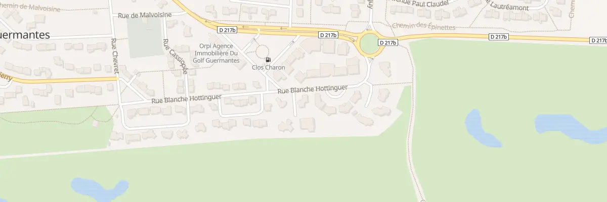 Plan du 4 Vla les Blanchets à Guermantes