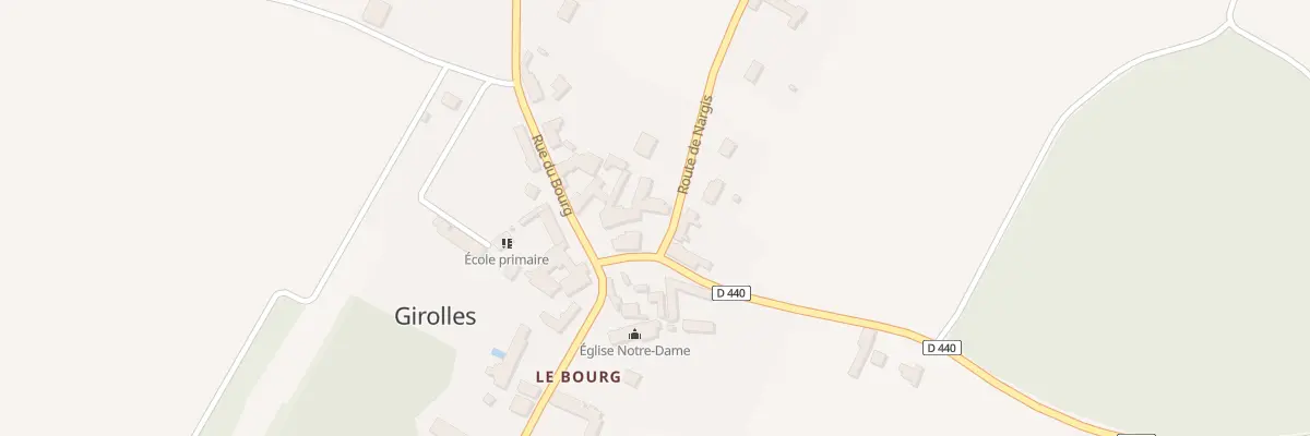 Plan du 5023 Le Bourg à Girolles