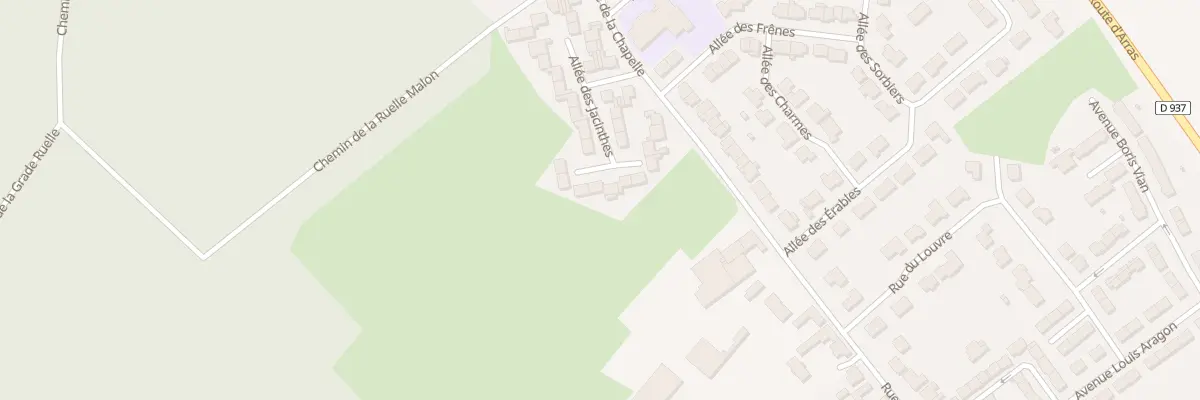 Plan du 16 Rue des Jacinthes à Aix-Noulette