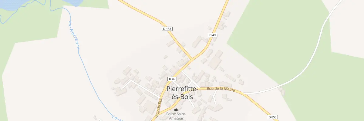 Plan du 3 Gr Grande Rue à Pierrefitte-ès-Bois