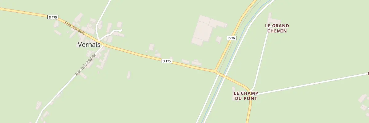 Plan du 3 Rue du Lavoir à Vernais