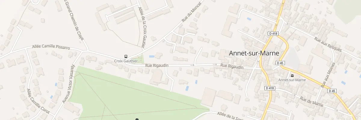 Plan du 20 Rue de Rigaudin à Annet-sur-Marne