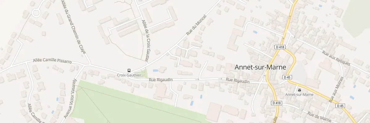Plan du 27 Rue du Moncel à Annet-sur-Marne
