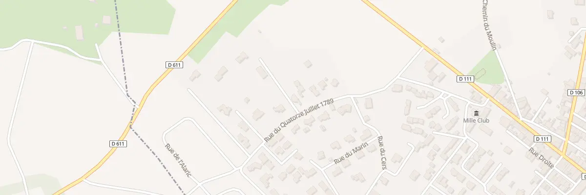 Plan du 8 Rue du Quatorze Juillet 1789 à Ferrals-les-Corbières