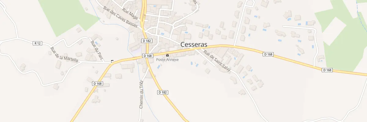 Plan du 5137 Av du Minervois à Cesseras
