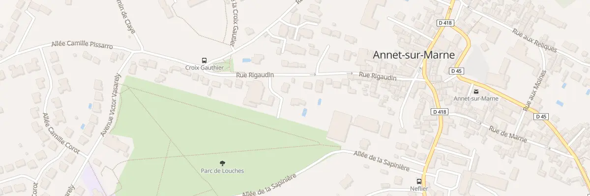 Plan du 37 Rue de Rigaudin à Annet-sur-Marne