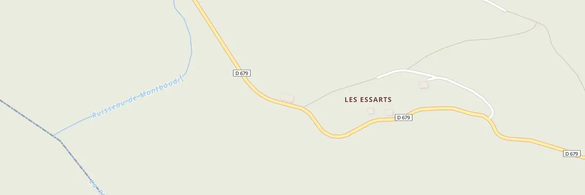 Plan du 5114 Les Essarts à Montboudif