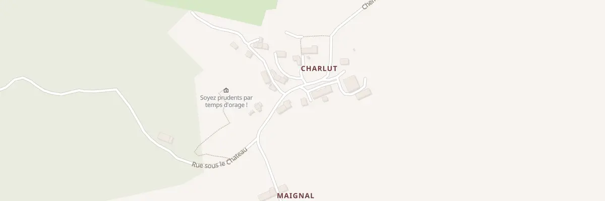Plan du 171 Charlut à Saint-Genès-Champespe
