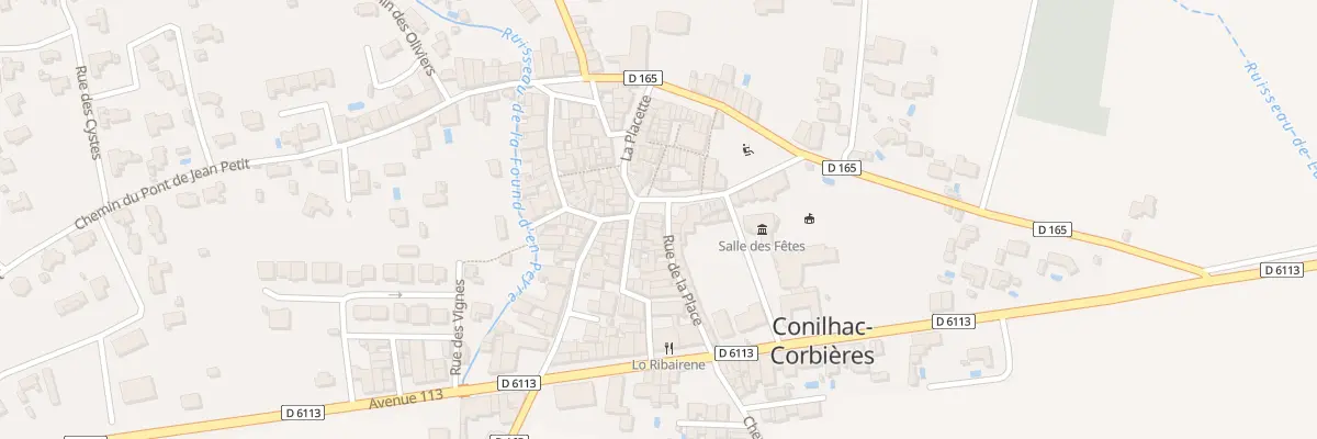 Plan du 4 Pl de l’Horloge à Conilhac-Corbières