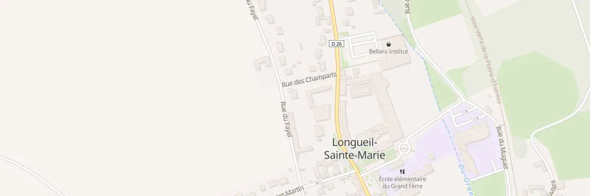 Plan du 292 Rue du Fayel à Longueil-Sainte-Marie