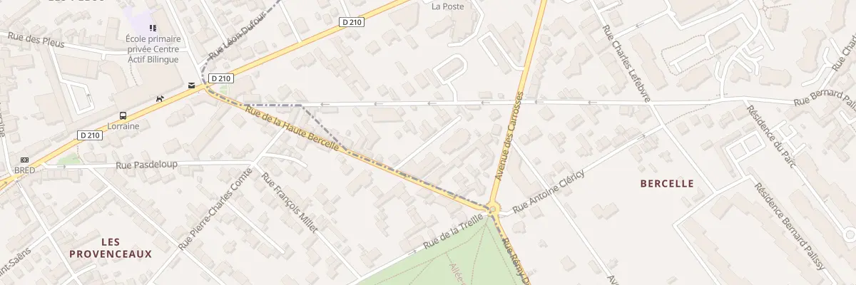 Plan du 21 Rue de la Haute Bercelle à Avon
