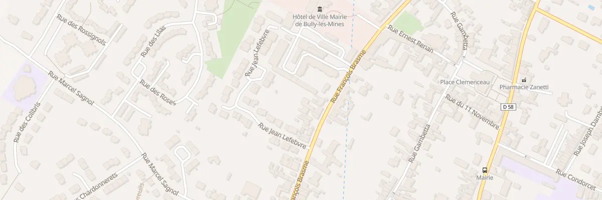 Plan du 70 Rue François Brasme à Bully-les-Mines