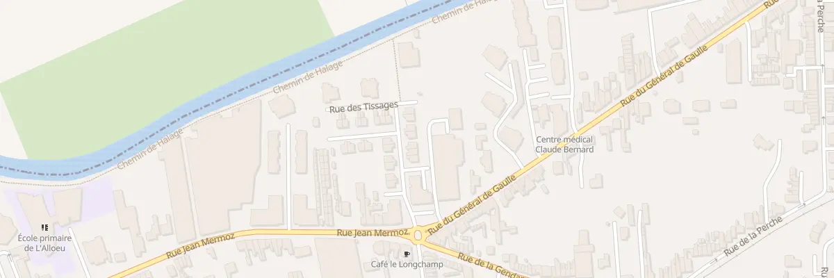 Plan du 10 Rue des Tissages à La Gorgue