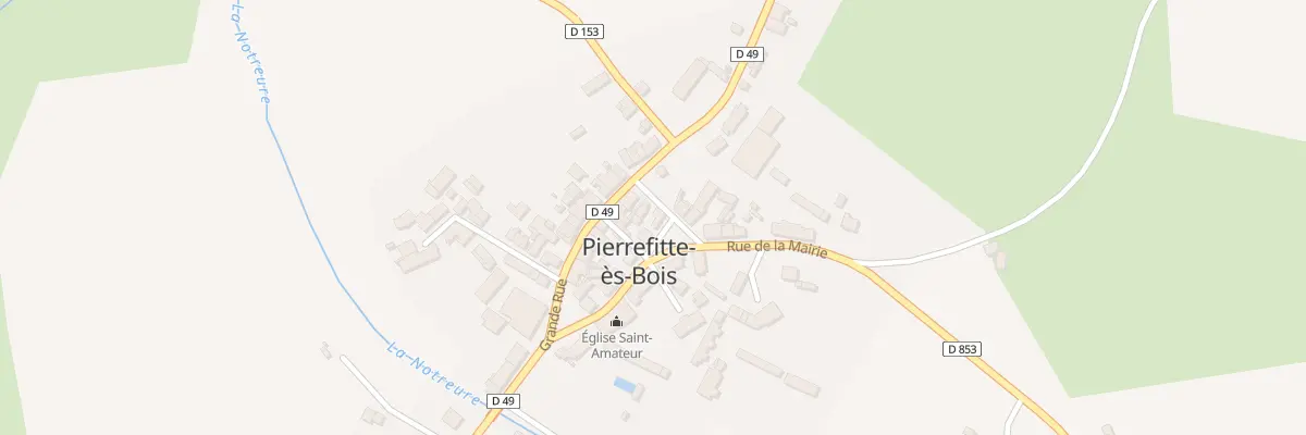 Plan du 8 Pl du Monument à Pierrefitte-ès-Bois