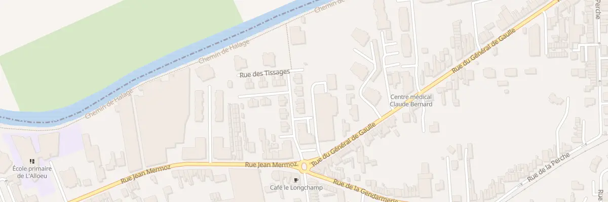 Plan du 8 Rue des Tissages à La Gorgue