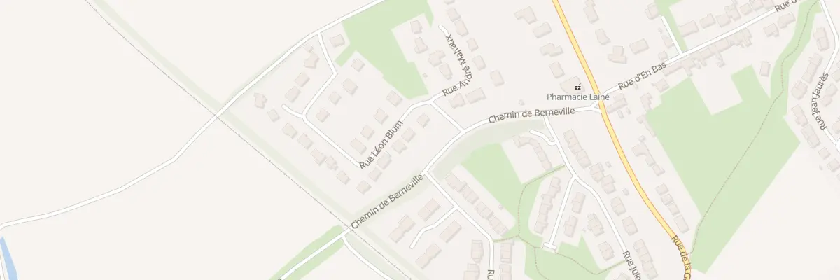 Plan du 3 Rue Léon Blum à Dainville