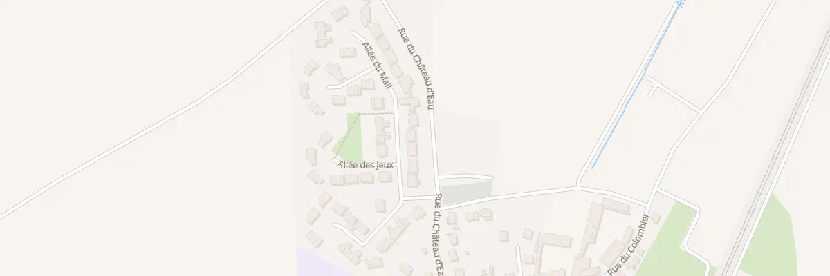 Plan du 8 All du Mail à Rouvres