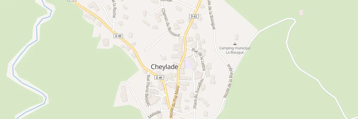 Plan du 5075 Le Bourg à Cheylade
