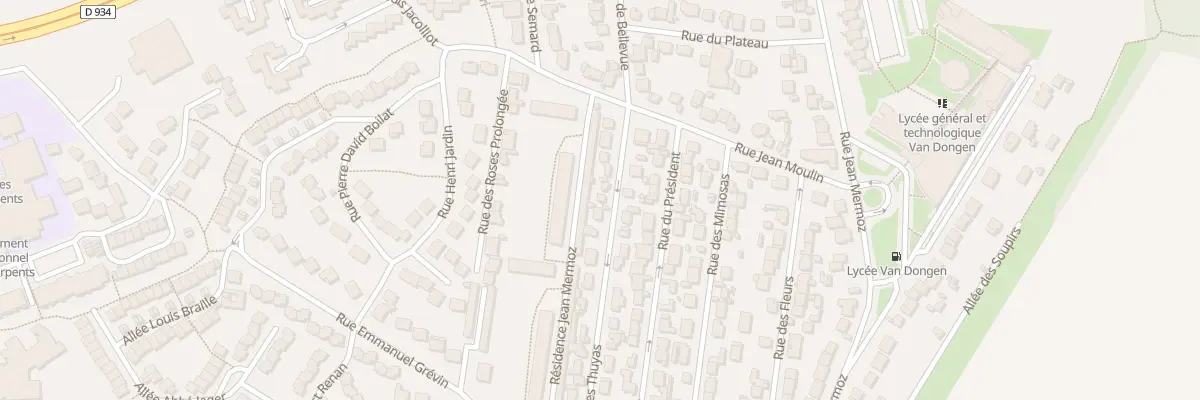 Plan du 12 Rue des Thuyas à Lagny-sur-Marne