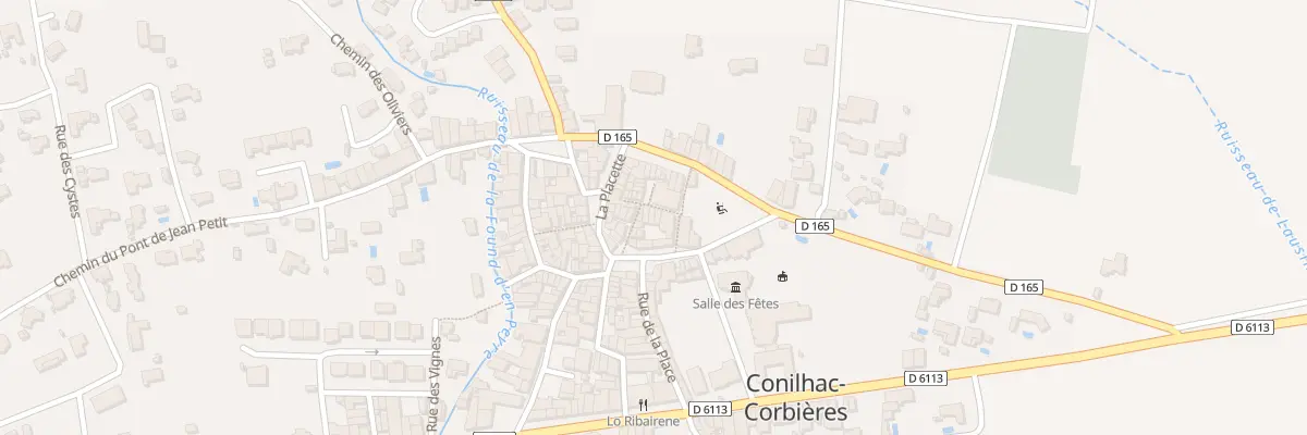 Plan du 12 Quartier du Caire à Conilhac-Corbières