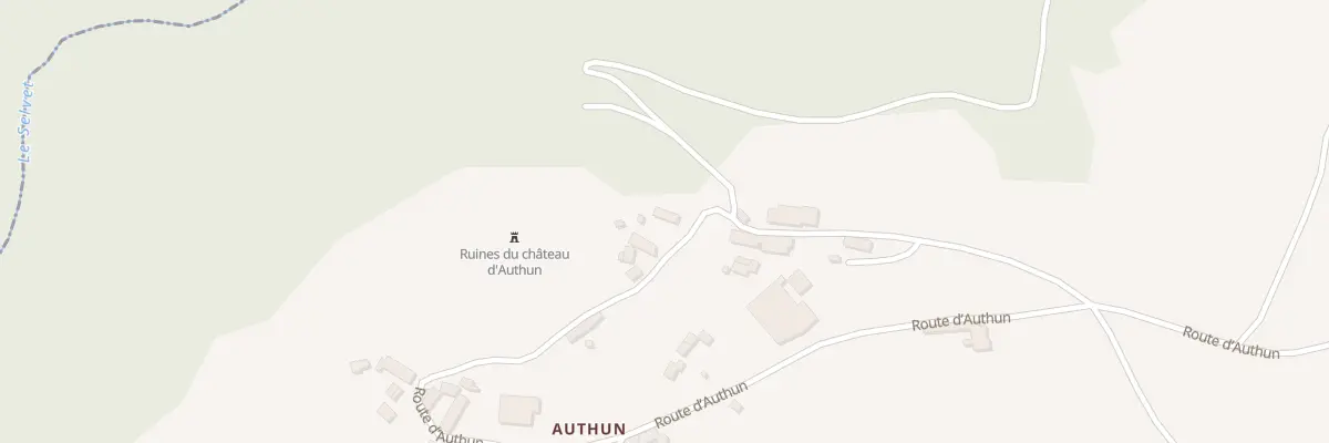 Plan du 5089 Authun à Huparlac