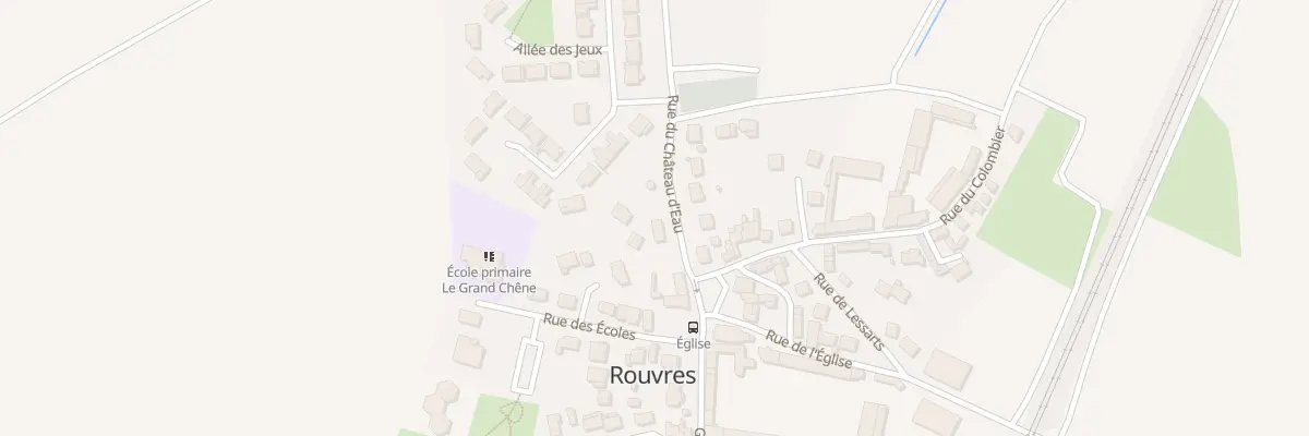 Plan du 3 Rue du Château d’Eau à Rouvres
