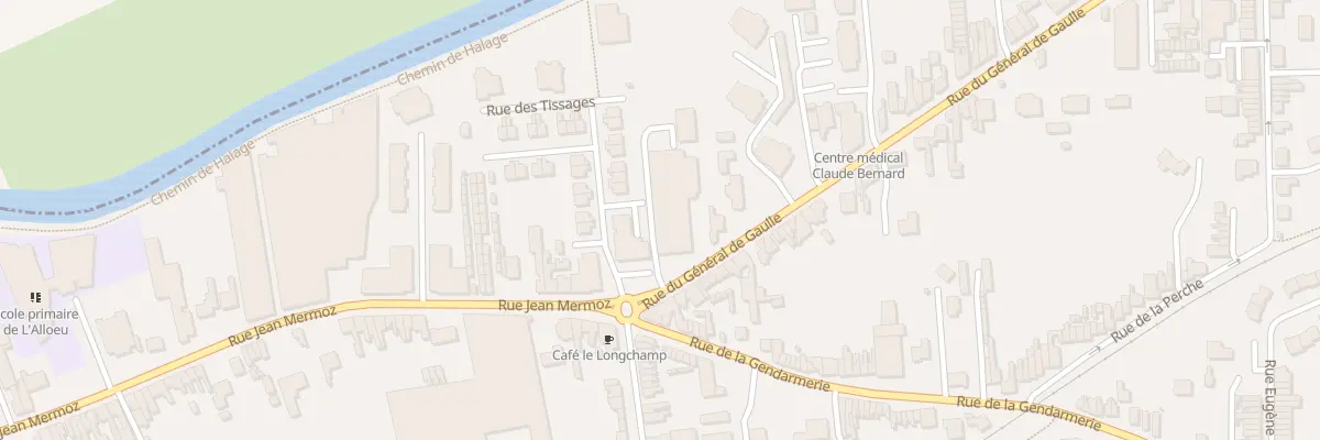 Plan du 1A Rue du General de Gaulle à La Gorgue