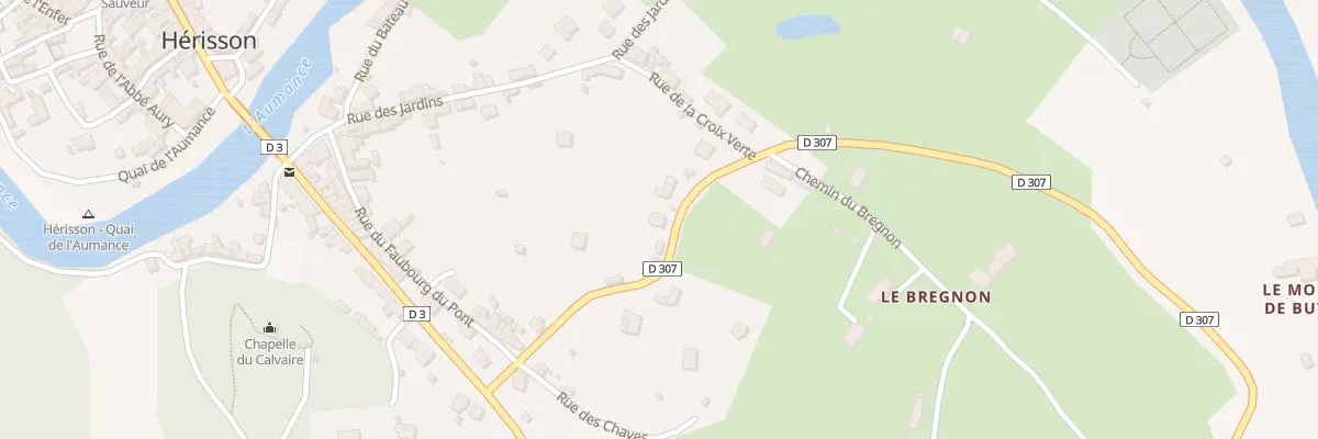 Plan du 7 Rue Camille Gagnon à Hérisson