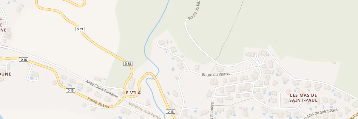 Plan du 254 La Palmera à Reynès