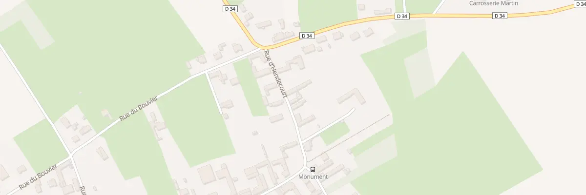 Plan du 3 Rue d’Hendecourt à Blairville