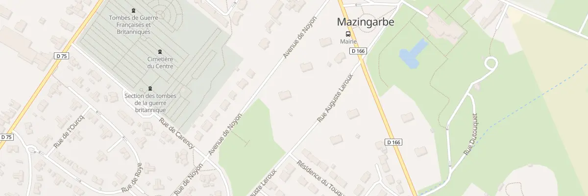 Plan du 5 Av de Noyon à Mazingarbe