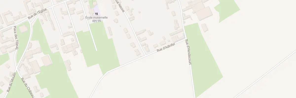 Plan du 9 Rue Neuve à Blairville