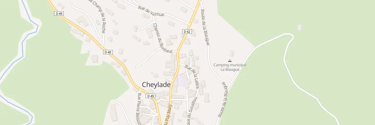 Plan du 5175 Le Bourg à Cheylade
