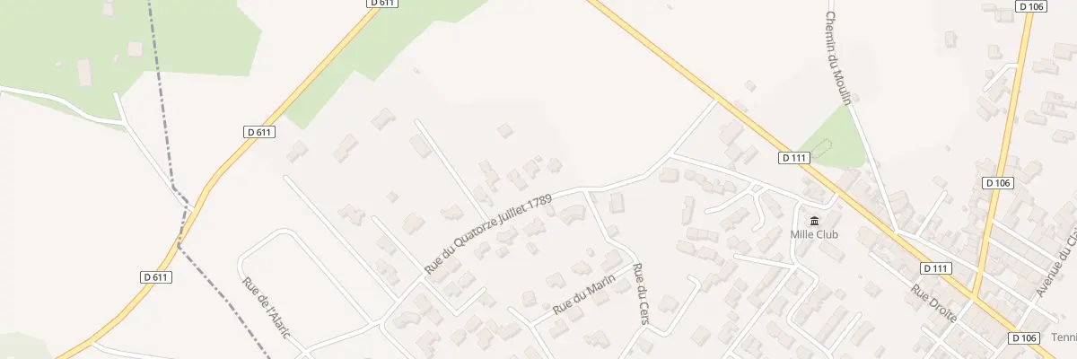 Plan du 2B Rue du Quatorze Juillet 1789 à Ferrals-les-Corbières