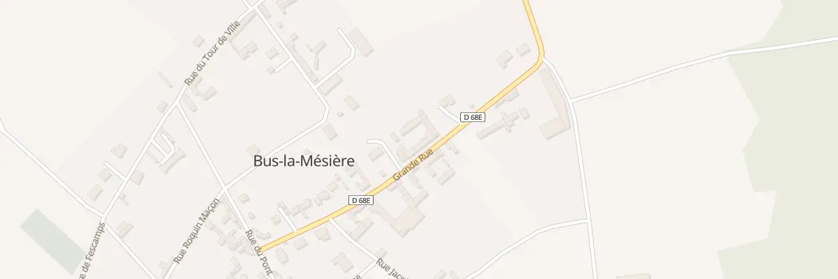 Plan du 5014 Vc Grande Rue à Bus-la-Mésière
