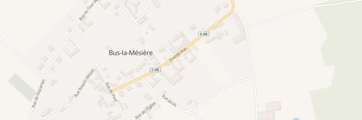 Plan du 18 Vc Grande Rue à Bus-la-Mésière