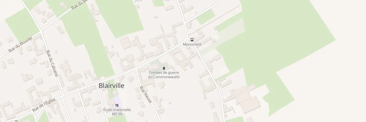 Plan du 1 Rue de l’Eglise à Blairville