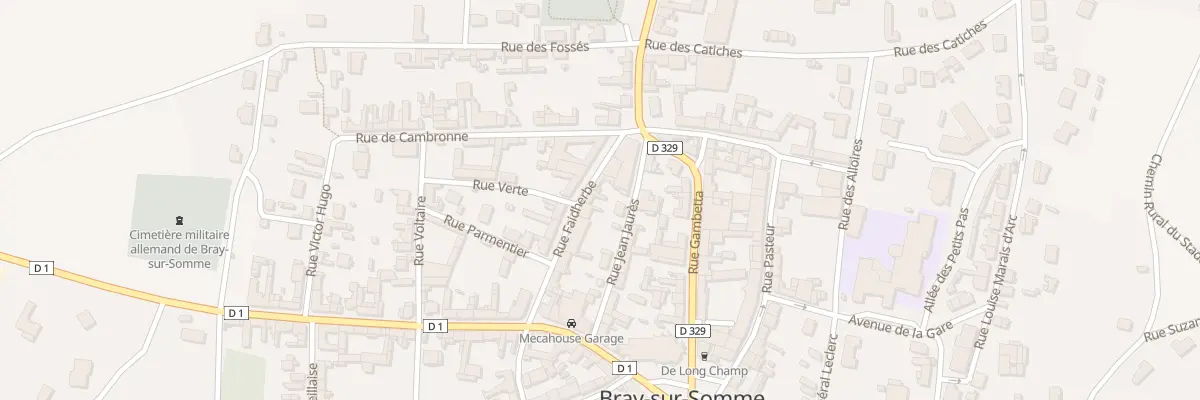 Plan du 14 Rue Faidherbe à Bray-sur-Somme
