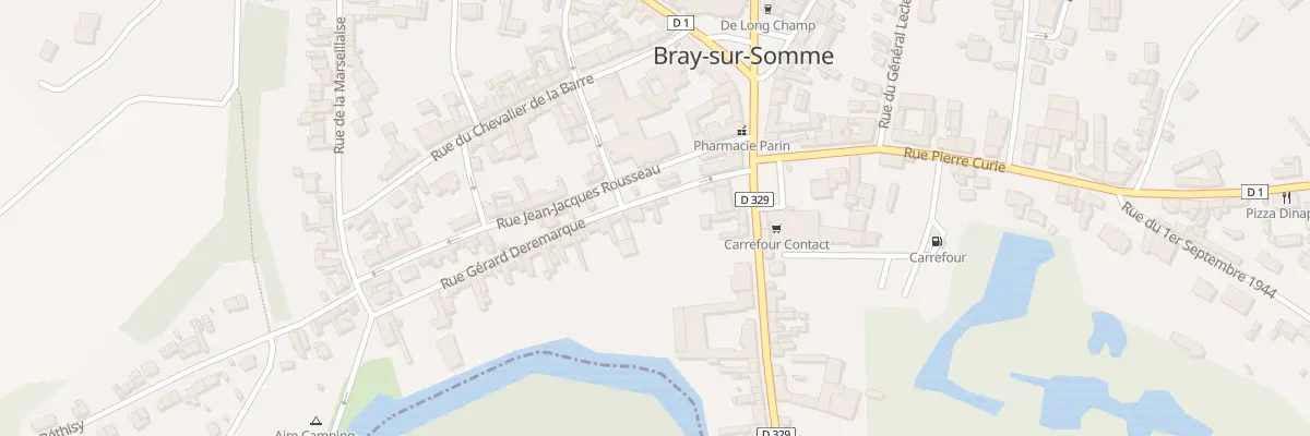 Plan du 1 Rue Gérard Deremarque à Bray-sur-Somme