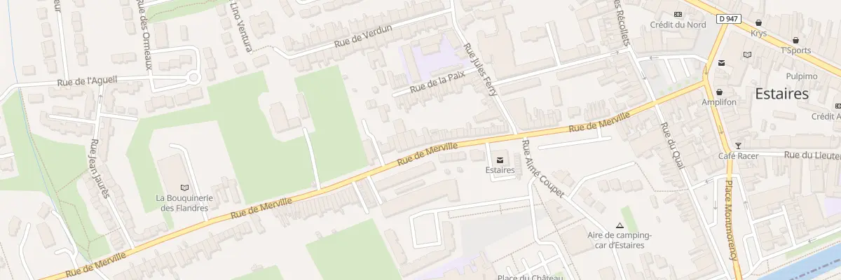 Plan du 66 Rue de Merville à Estaires