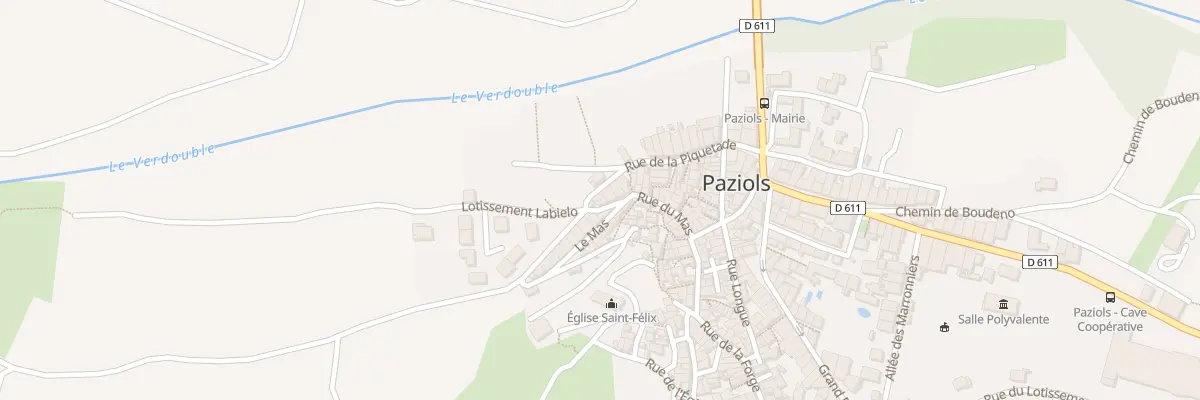 Plan du 9994 Le Mas à Paziols