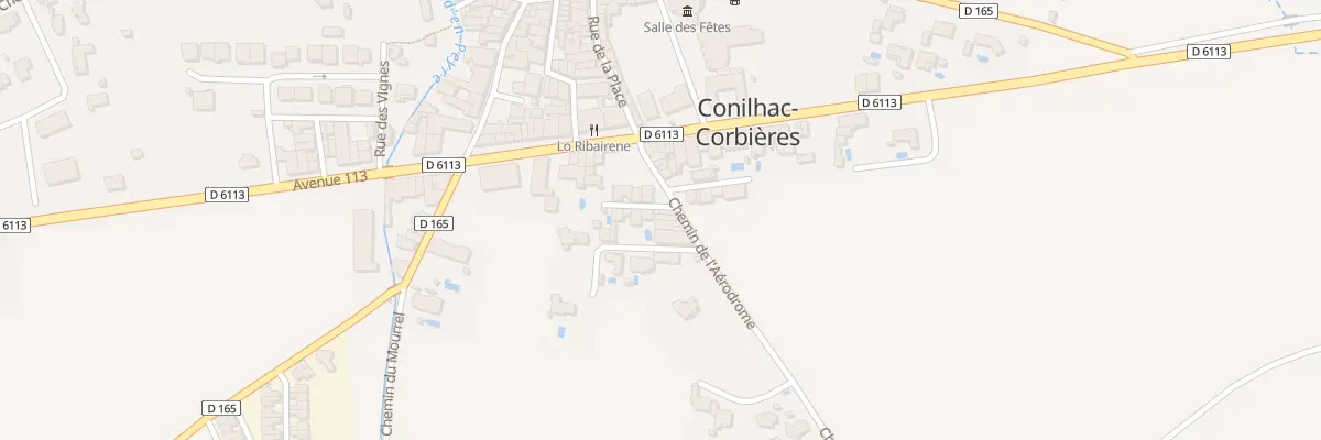 Plan du 6 Che de l’Aérodrome à Conilhac-Corbières
