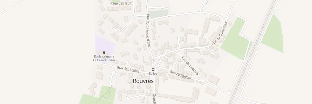 Plan du 2 Rue du Château d’Eau à Rouvres