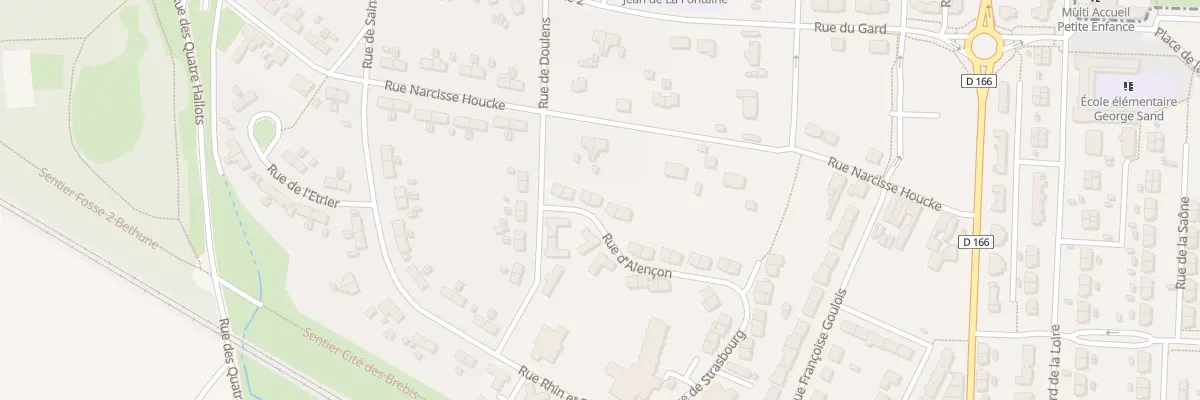Plan du 7 Rue d’Alençon à Bully-les-Mines