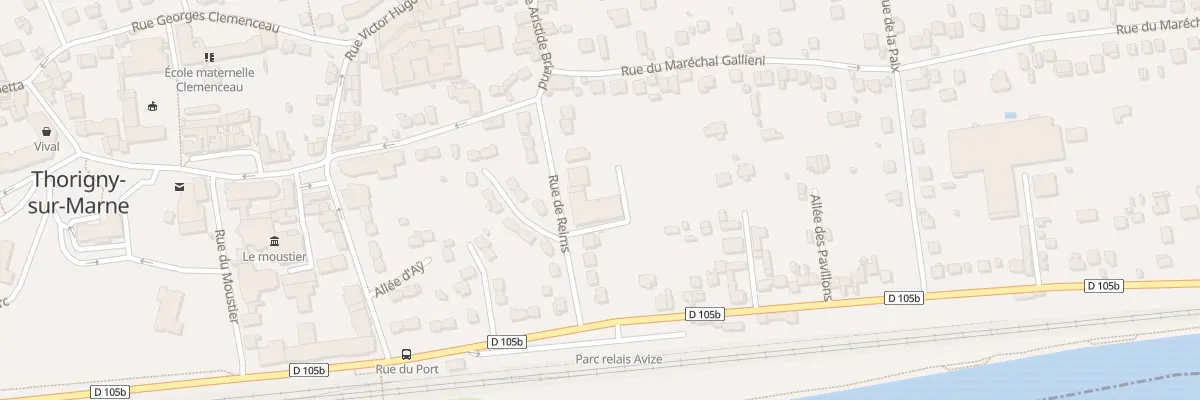 Plan du 10 Rue de Reims à Thorigny-sur-Marne