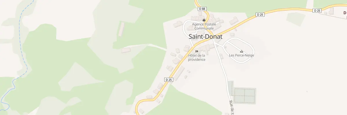 Plan du 5043 Saint Donat à Saint-Donat
