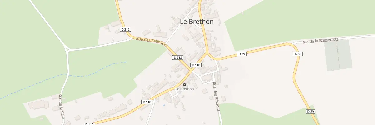 Plan du 1 Rue des Sabotiers au Brethon