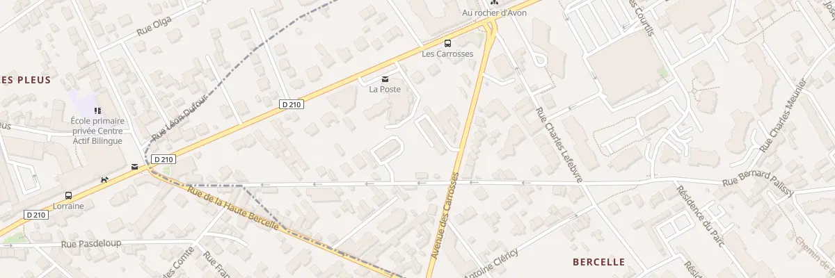 Plan du 17 Rue Bernard Palissy à Avon